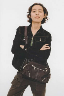 Contrast Stitch Denim Zip Jacket -Modern Wear Shop 805820913f6a2d1f619aa4800c8457f3