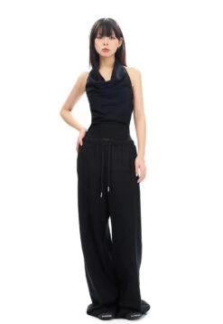 Cowl Neck Satin Halter Crop Top 31 Cowl Neck Satin Halter Crop Top -Modern Wear Shop 80f34fc63fb269653568742c96c2938f