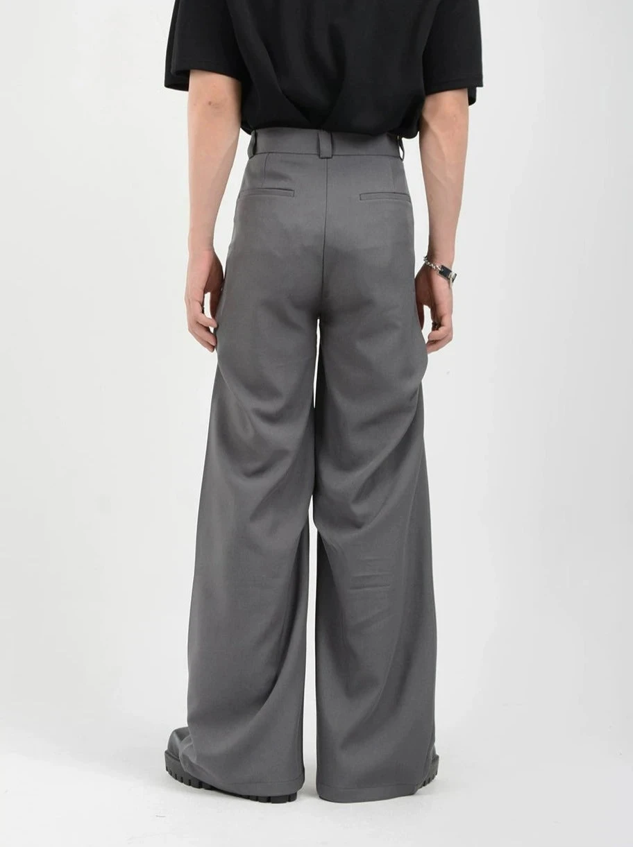 Wide Leg Belted Trousers With Pleated Detail 13 Wide Leg Belted Trousers With Pleated Detail - Image 13