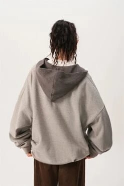 Oversized Knit Ribbed Heathered Hoodie 30 Oversized Knit Ribbed Heathered Hoodie -Modern Wear Shop 8223f6764d4365ece914fd6a05668e22