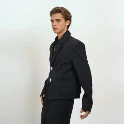 Structured Blazer With Carabiner Buckle Closures 16 Structured Blazer With Carabiner Buckle Closures -Modern Wear Shop 825c0b30924e520fa7eb5060867b4078 51169b78 1e09 44d6 86a4 452849f68db0