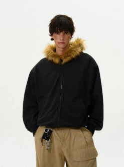 Faux Fur Hooded Zip Jacket With Pockets -Modern Wear Shop 82d89499b6d12eac769530aa8f61a425 cb9f7dce 8fab 4680 b831 d5dce5b6ec3a