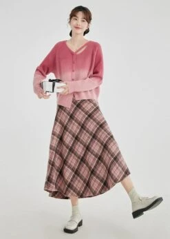 Cutout Neckline Asymmetric Ombre Cardigan 14 Cutout Neckline Asymmetric Ombre Cardigan -Modern Wear Shop 837b183ba916274e89646086b0ca9b71