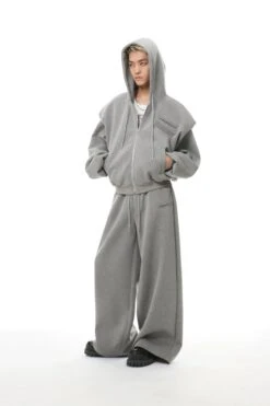 Oversized Cropped Zip Hoodie And Wide-Leg Sweatpant Tracksuit Set 28 Oversized Cropped Zip Hoodie And Wide-Leg Sweatpant Tracksuit Set -Modern Wear Shop 842f3b6007065c456452f5b3f2feb211