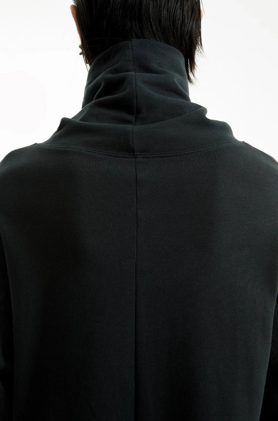 Slim Drop Shoulder Funnel-Neck Sweatshirt 4 Slim Drop Shoulder Funnel-Neck Sweatshirt - Image 4