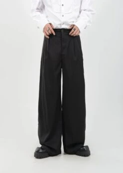 High-Waisted Wide Leg Pleated Lightweight Trousers -Modern Wear Shop 883d1db75213a4aed1c2f2983cf5940e