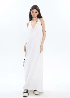 Low Neck Maxi Dress