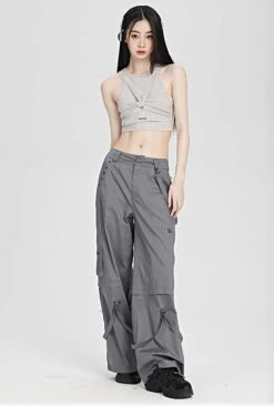 Skinny Twist Layer Detail Tank Crop Top -Modern Wear Shop 8aaeaa9545790b88d4c5c307adc223a7