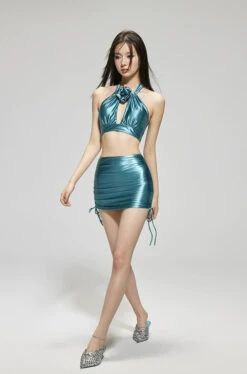 Metallic Halter Neck Bikini With Side Tie Skirt 16 Metallic Halter Neck Bikini With Side Tie Skirt -Modern Wear Shop 8c4ae40ae7bd273fa66ea8369bfc6d31