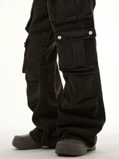 Faded Multi Pocket Denim Pants 21 Faded Multi Pocket Denim Pants -Modern Wear Shop 8cd3a3f2d829c97d5915735cfa1535af