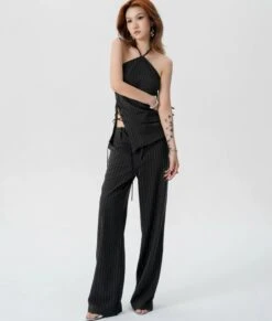 Striped Halter Top And Wide Leg Pants Set 16 Striped Halter Top And Wide Leg Pants Set -Modern Wear Shop 8d16f3e05d39825bf3ff5ac8d51beda1