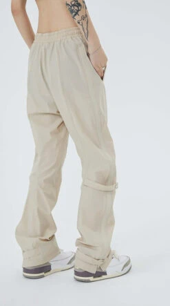 Double Side Zip Lightweight Pants -Modern Wear Shop 8f6ca3ad07508146e1901702b6b38353