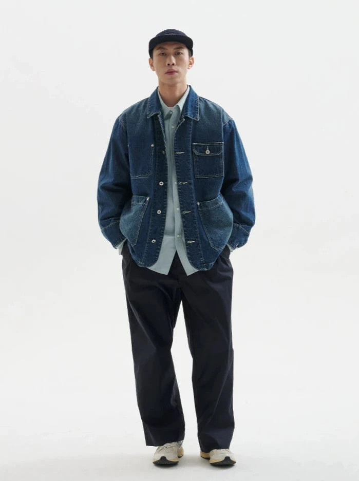 Vintage Washed Denim Jacket With Multi Pockets 10 Vintage Washed Denim Jacket With Multi Pockets - Image 10