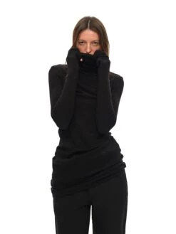 Slim Turtleneck Long Knit Lightweight Sweater 17 Slim Turtleneck Long Knit Lightweight Sweater -Modern Wear Shop 9