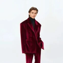 Oversized Double Breasted Velvet Structured Blazer -Modern Wear Shop 917114738281a641bfc1695a0c996b1e 61bd1a11 2413 4240 9874 3957d0f11ee0