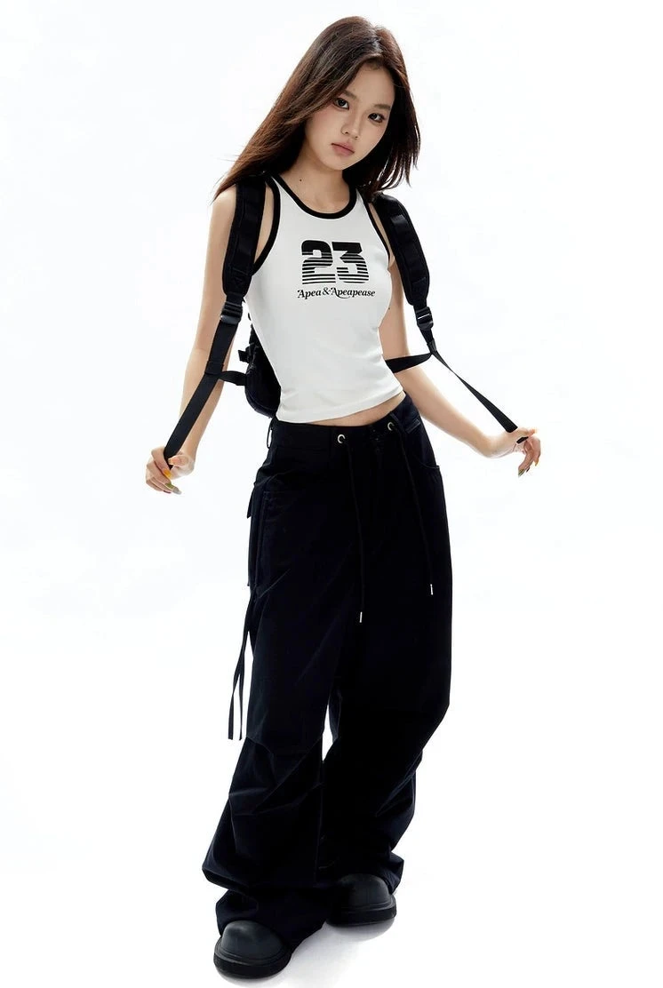 Cargo Jogger Pants With Side Pockets And Drawstrings 8 Cargo Jogger Pants With Side Pockets And Drawstrings - Image 8