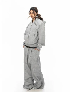 Zippered Hoodie And Jogger Lounge Set -Modern Wear Shop 92af59fa954b7c2a20fab4bf9b341a3d
