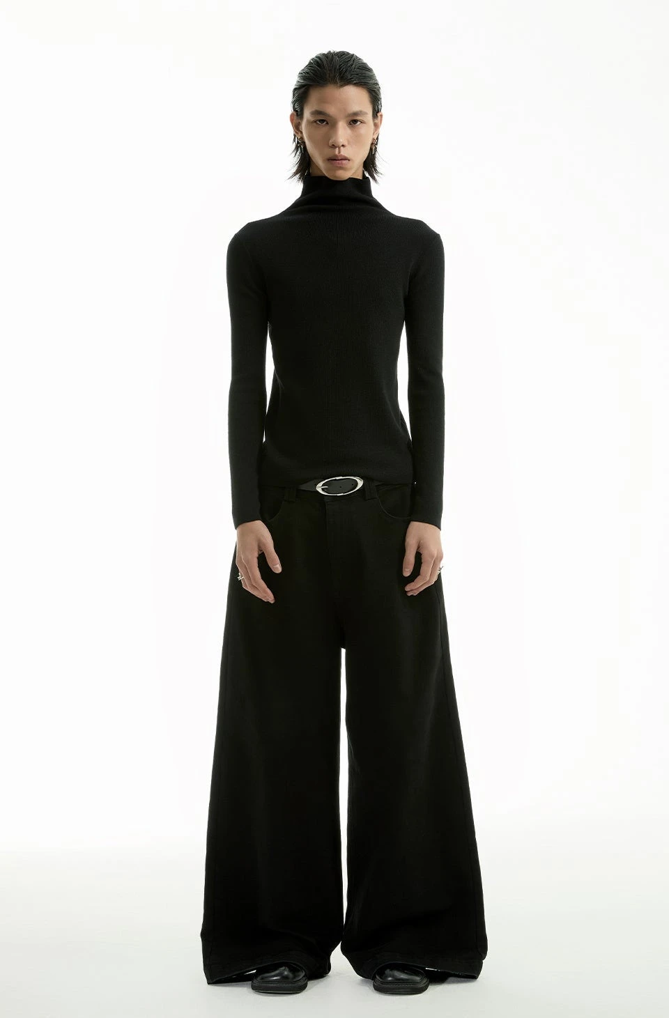 Low Waist Wide Leg Denim Jeans With Pockets 13 Low Waist Wide Leg Denim Jeans With Pockets - Image 13