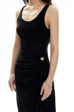 Sleeveless Scoop Neck Maxi Dress With Side Slit And Cut-Out Detail -Modern Wear Shop 9395ebe8e2f39a36c890f502e43895ee