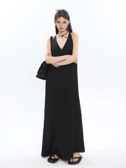 Low Neck Maxi Dress -Modern Wear Shop 943b6aee3d1e2f9cc83ff909e2f6c2a2