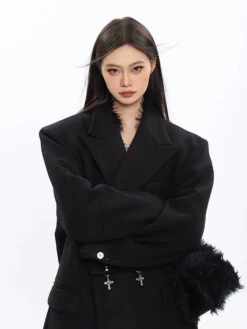 Long Double-Breasted Coat With Silver Accents 36 Long Double-Breasted Coat With Silver Accents -Modern Wear Shop 94a807050e00eddafc57e7b761cc5cb0 97915fdc 8304 4133 963a 2e98fc0fbcc9