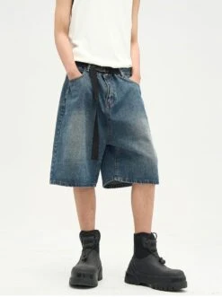 Faded Denim Shorts -Modern Wear Shop 94bd221b1c7d0ecce280534d0dce7c48