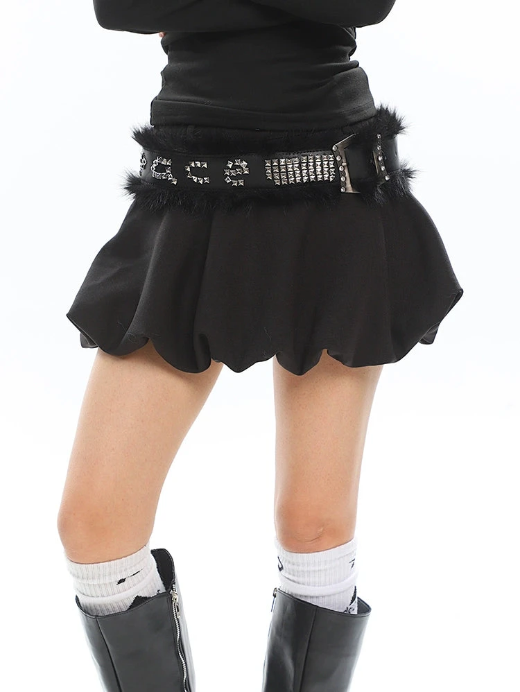 Low-Pleat Bubble Balloon Mini Skirt 13 Low-Pleat Bubble Balloon Mini Skirt - Image 13