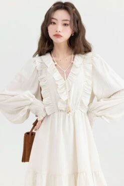 Ruffle Collar Tier Dress -Modern Wear Shop 9a11cbf3d947d3a4b41686e89d2e71e2