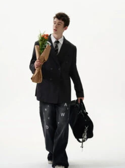Oversized Classic Double-Breasted Blazer Suit 21 Oversized Classic Double-Breasted Blazer Suit -Modern Wear Shop 9a231b751bc9cce8334850c9e2db8f7c