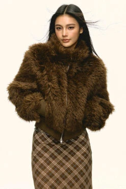 Stand Collar Faux Fur Zip Jacket 15 Stand Collar Faux Fur Zip Jacket -Modern Wear Shop 9a73c234232437c4e65d5730bacbcf2e