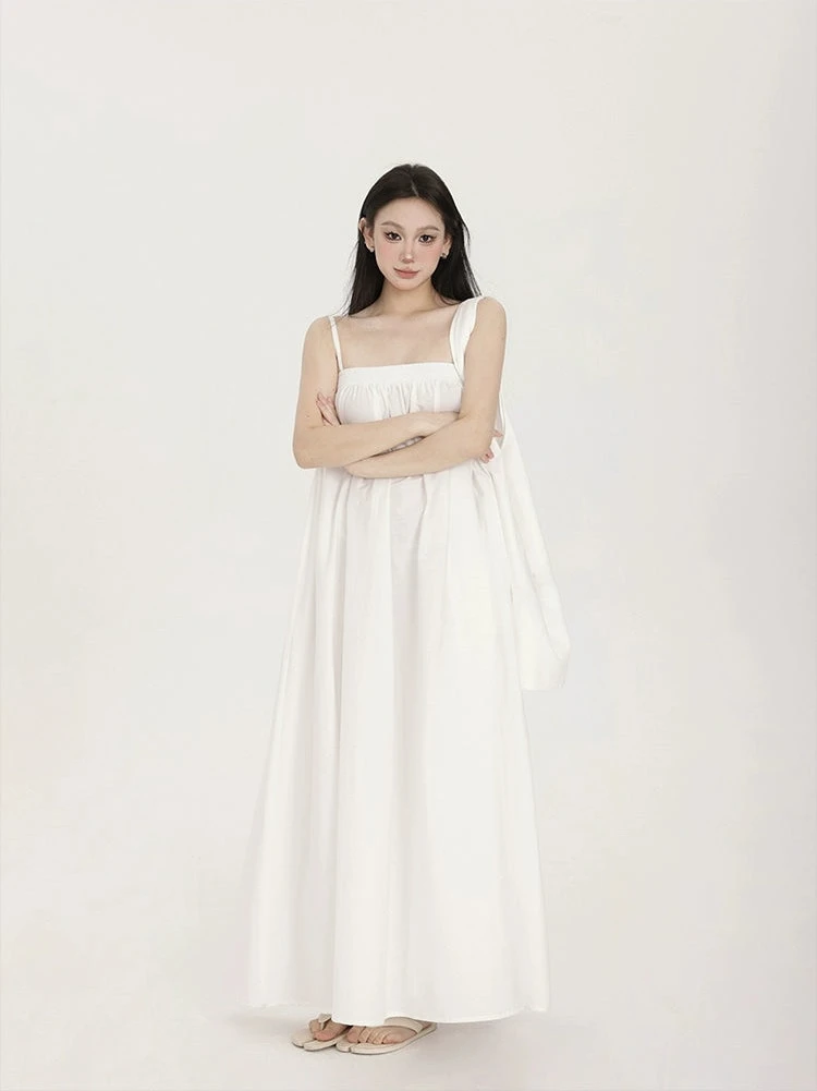 Spaghetti Strap Tent Maxi Dress 3 Spaghetti Strap Tent Maxi Dress - Image 3