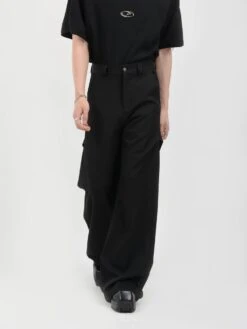 Wide Leg Belted Trousers With Pleated Detail 15 Wide Leg Belted Trousers With Pleated Detail -Modern Wear Shop 9b887b079247e522fbd0a99229ce3931