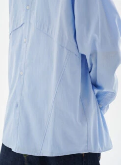 Long Sleeve Button Shirt With Chest Panel Detail -Modern Wear Shop 9c3dc618df85df914a1b79dfd87d6c7a