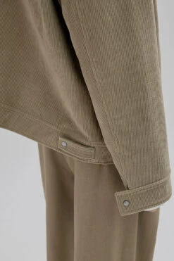 Fireman Clasp-Buckle Corduroy Collared Jacket -Modern Wear Shop 9cd1741e0c086048afa851a54822401c