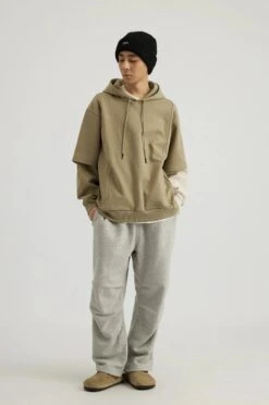 Pleated Tapered Joggers With Back Flap Pocket -Modern Wear Shop 9d0e593c6730bf47ca29afcdd7f03315