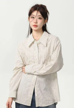 Slim Pinstripe Pocketed Button Shirt 18 Slim Pinstripe Pocketed Button Shirt -Modern Wear Shop 9d606690e1f7334096fc8096459803ea