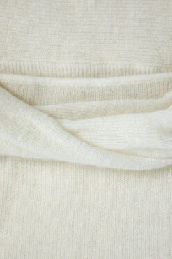 Off-Shoulder Ribbed Long Sleeve Halter-Neck Sweater Top -Modern Wear Shop 9df2aa722c86a8599145fcba663e1cb4