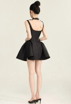 Sleeveless Square Neck Flared Mini Dress -Modern Wear Shop 9e3d64c1240be4d2b8890fb935c2ce8c