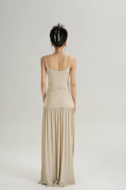 Pleated Skirt Sleeveless Maxi Dress -Modern Wear Shop 9e75347e39835bf7812b37ecb1b52ba5