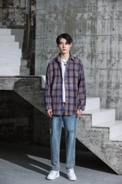 Checked Lightweight Flannel 19 Checked Lightweight Flannel -Modern Wear Shop A80I3896