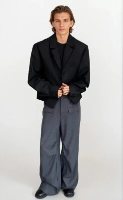 Classic Notched Collar Cropped Blazer -Modern Wear Shop CdPVO31iHvqvhG8V topaz enhance 2x