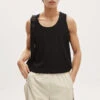 Slim Tapered Ribbed Tank Top