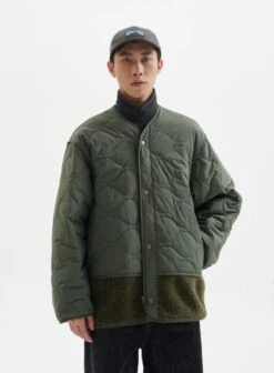 Shearling Patchwork Quilted Snap Button Jacket -Modern Wear Shop O1CN010G45oV1mTtn5Lsi2f 2522004956