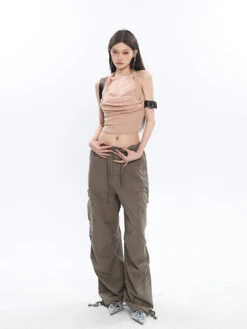 Ruched Halter Crop Top 33 Ruched Halter Crop Top -Modern Wear Shop O1CN010SK8GD1iBncLr4hcP 2201256844375