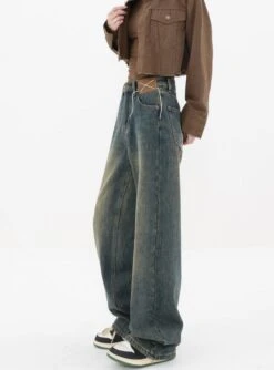 Wide Leg Vintage Jeans -Modern Wear Shop O1CN0117sBJD1yhQsR4i9pU 2208193446610