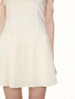 Ruched Pleated Mini Dress With String Straps -Modern Wear Shop O1CN0118aWOT1S7BqtAhWkx 2215093962199