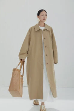 Oversized Collared Button-Up Trench Coat -Modern Wear Shop O1CN011J3EDb2CGmXxtlNA3 2267018447
