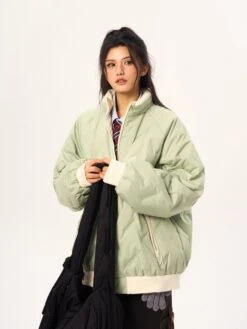 Contrast Trim Oversized Quilted Puffer Bomber Jacket -Modern Wear Shop O1CN011VJvwE1kpJBoEauwk 2211915704732