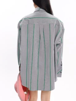 Pinstripe Button Shirt With Shoulder Pads 14 Pinstripe Button Shirt With Shoulder Pads -Modern Wear Shop O1CN011m5D0b1iBnY3YMrEt 2201256844375