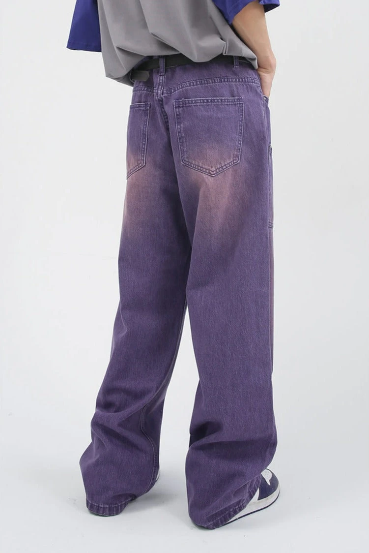 Faded Straight Fit Lightweight Jeans 6 Faded Straight Fit Lightweight Jeans - Image 6